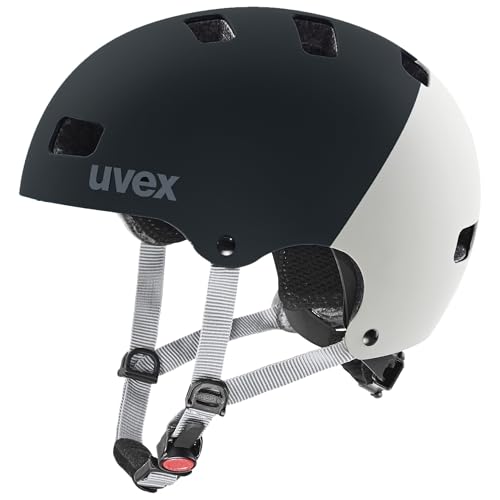 Uvex Kid 3 CC Casco de Bicicleta, Unisex Youth, Negro-Rhino, 51-55 cm