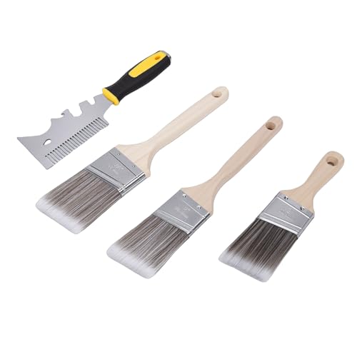 Kit de pinceaux coudés de précision pour peindre les angles sans bavure - 2