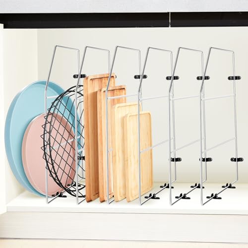 Blulu 6 Pcs Baking Sheet Organizer 18" x 20" Tray Dividers for Ca...
