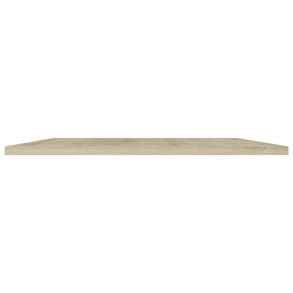 8 unidades de madera de roble Sonoma, 80 x 50 x 1,5 cm, estante para pared, estantería de carga pesada, como almacenamiento y espacio de almacenamiento en el salón, oficina o garaje