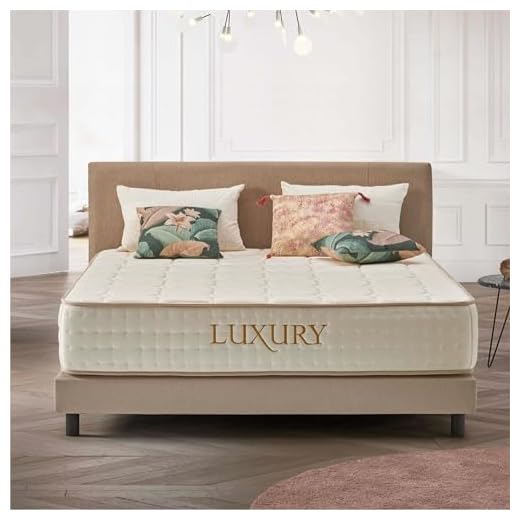 Naturalex | Luxury | Matratze 180x200 cm | Mehrschicht System Flexibel und Langlebig | H5-HOTELLERIE Deluxe *****-Kollektion Extra Komfort | Hochdichter Memory | 7 Zonen Entspannung | 30 cm Hoch