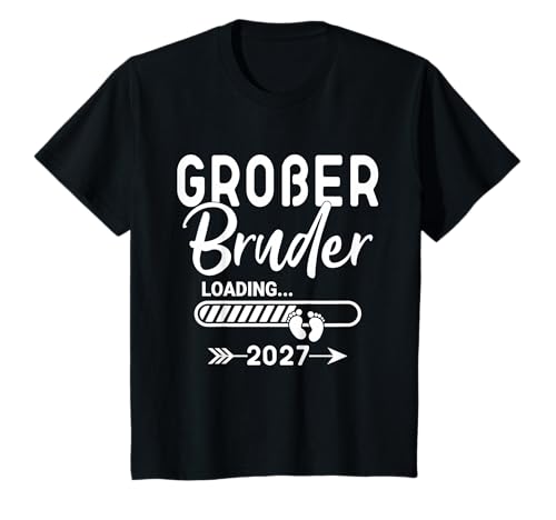 Kinder Großer Bruder Loading 2027 Ich werde Großer Bruder 2027 T-Shirt