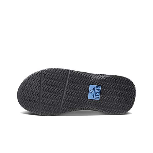 Reef Mens Reef Anchor Flip Flop, Grey/Blue, 11 Us #TOP6