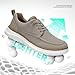 Mens Casual Slip in Loafers Boat Slip On Fashion Shoes Walking Dress Sneakers Oxfords Work Lightweight Soft Sole Khaki