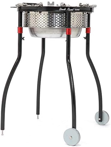 Portable Charcoal BBQ Grill &Tool Kits, Stainless Steel, 360-Degree Automatic Rotating for Outdoor Cooking, Camping, Picnic, Patio, Backyard, with Roaster Drum, Grill Net, Forks included