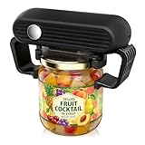 Automatischer Glasöffner, Elektrischer Dosenöffner für neue versiegelte Gläser, Küchenhelfer für Arthritis und Hausfrau, freihändiger Schraubdeckelöffner weniger Aufwand beim Öffnen, Jar Opener robust