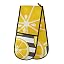 Cute Yellow Lemon Slices on Striped