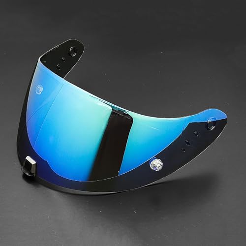 LYUFD Visiere Casque Moto pour Scorpion EXO R1 520 1400, Remplacement de Visière de Lentille Casque de Bouclier Vent Moto Protection UV Teintée...