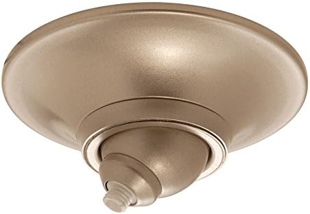 WAC Lighting QMP-S60ERN-BN Toldo redondo de metal para techo inclinado Transformador electrónico integral