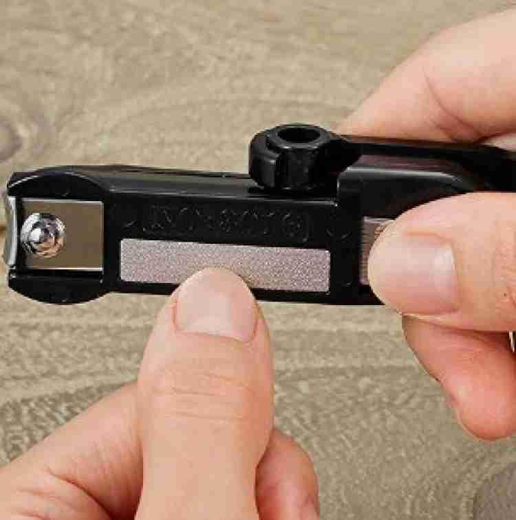 MVM Enterprise Stainless Steel Nail Clipper with Magnifying Glass Manicure Pedicure Tools Nail Clipper Cutter for Children Old People 1 pcs