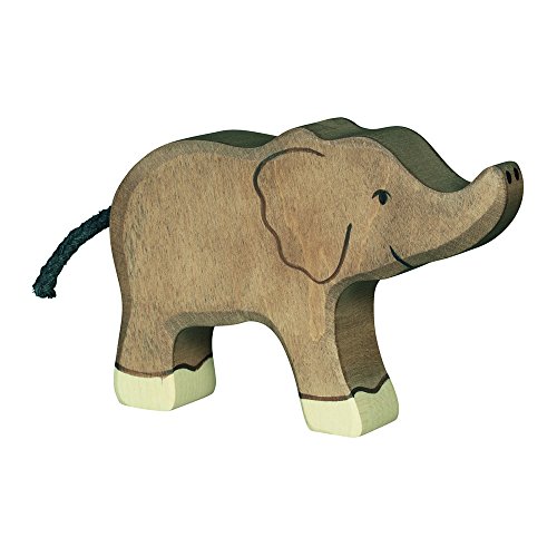 Holztiger 80537 - Spielfigur - Elefant, klein Rüssel hoch Holztiger 80537 - Spielfigur - Elefant, klein Rüssel hoch