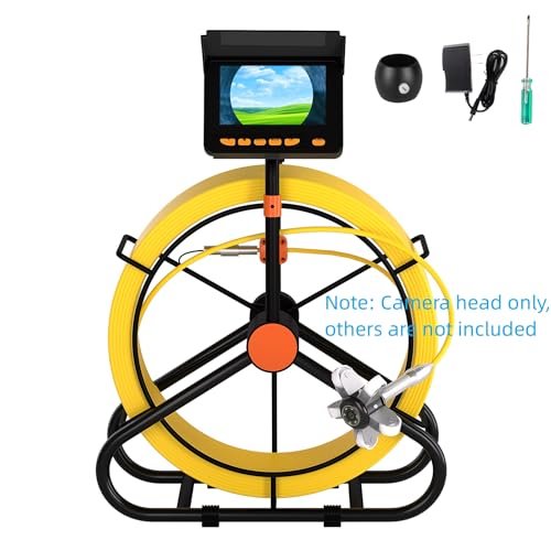 Pipe Sewer Camera Head,Replacement Accessories of JQKJCAM 17mm/0.67in Pipe Sewer Inspection Camera System, Part of Sewer Drain Endoscope