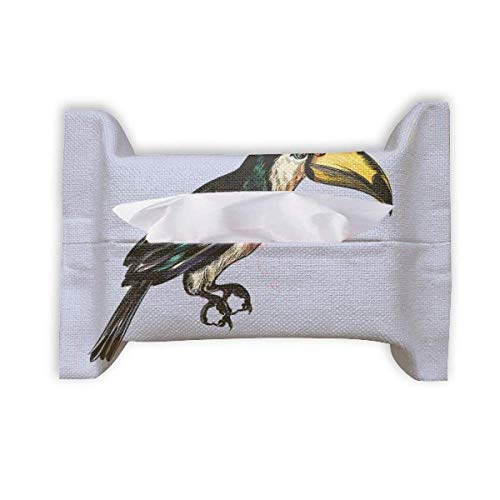 Serviette en papier visage oiseau tropical essuie-main jetable