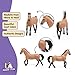 Schleich Horse Club - 5PC Horse Figurine Playset - Realistic Horses for Girls and Boys - Equestrian Toy Set for Kids Ages 5+ | 77725