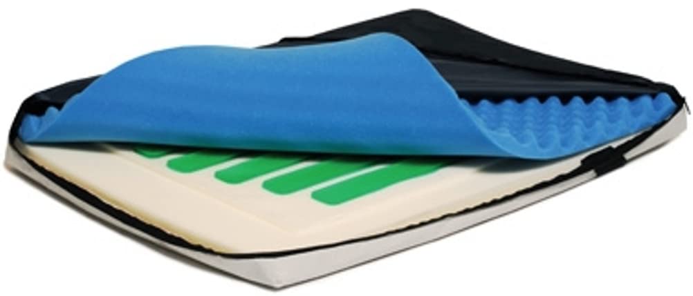 Lumex Foam & Gel Mattress Topper for Hospital Beds, 42x80x4", Pressure Relief Overlay for Home & Clinical Use