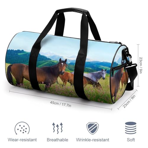 Duffel bag de randonnée imperméable avec compartiment à chaussures intégré - 2