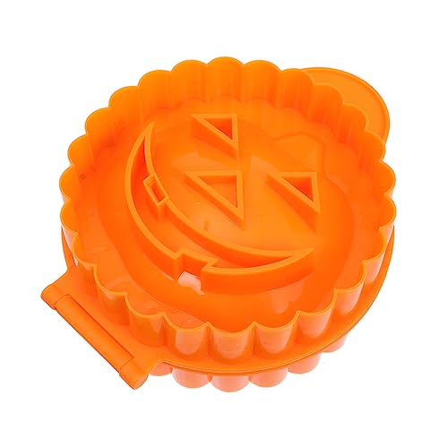 Ciieeo 2pcs Halloween Pumpkin Shape Dumpling Tool Creative Dumpling Maker for Fun Rice and Easy to Use and Clean for Boys and Girls and Family Cooking