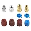 Yuanpgky R-12 to R-134a Conversion Kit for Automotive A/C Retrofit | Low & High Side 7/16 in and 3/8 in Ports with Adapters | Includes 4 Anti-Dust | Compatible #3