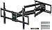BONTEC TV Wall Bracket for 60-110 Inch TVs, Holds Up to 125kg, Heavy Duty Steel Wall Mount, Extends Up to 1016mm, Max VESA 800x600mm, Swivel and Tilt Wall Bracket with Dual Arms, Full Motion Design