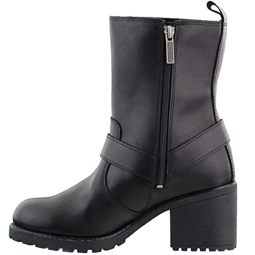 Image of Harley-Davidson Women's Howell 6.75 inch Black Waterproof Motorcycle Boots, D84665