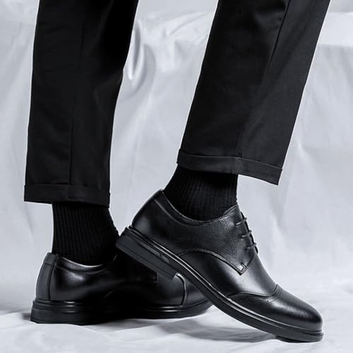 Men's Oxfords Formal Dress Shoes Classic Lace-ups Non-Slip Brogues Wedding Business Office Shoes3