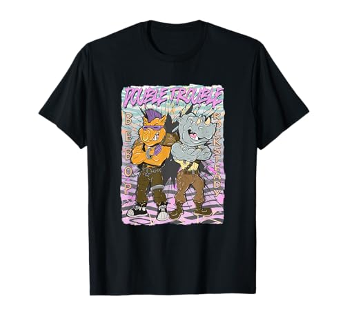 Teenage Mutant Ninja Turtles Double Trouble Bebop Rocksteady T-Shirt