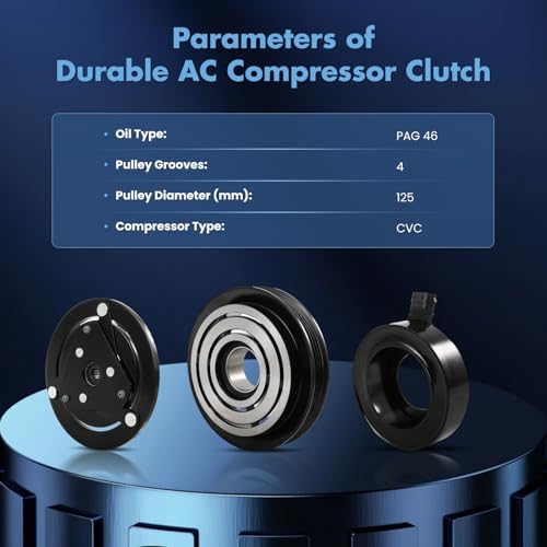 Image of ECCPP A /C Compressor Clutch 2005-2013 for Chevrolet Corvette 6.0L 6.2L