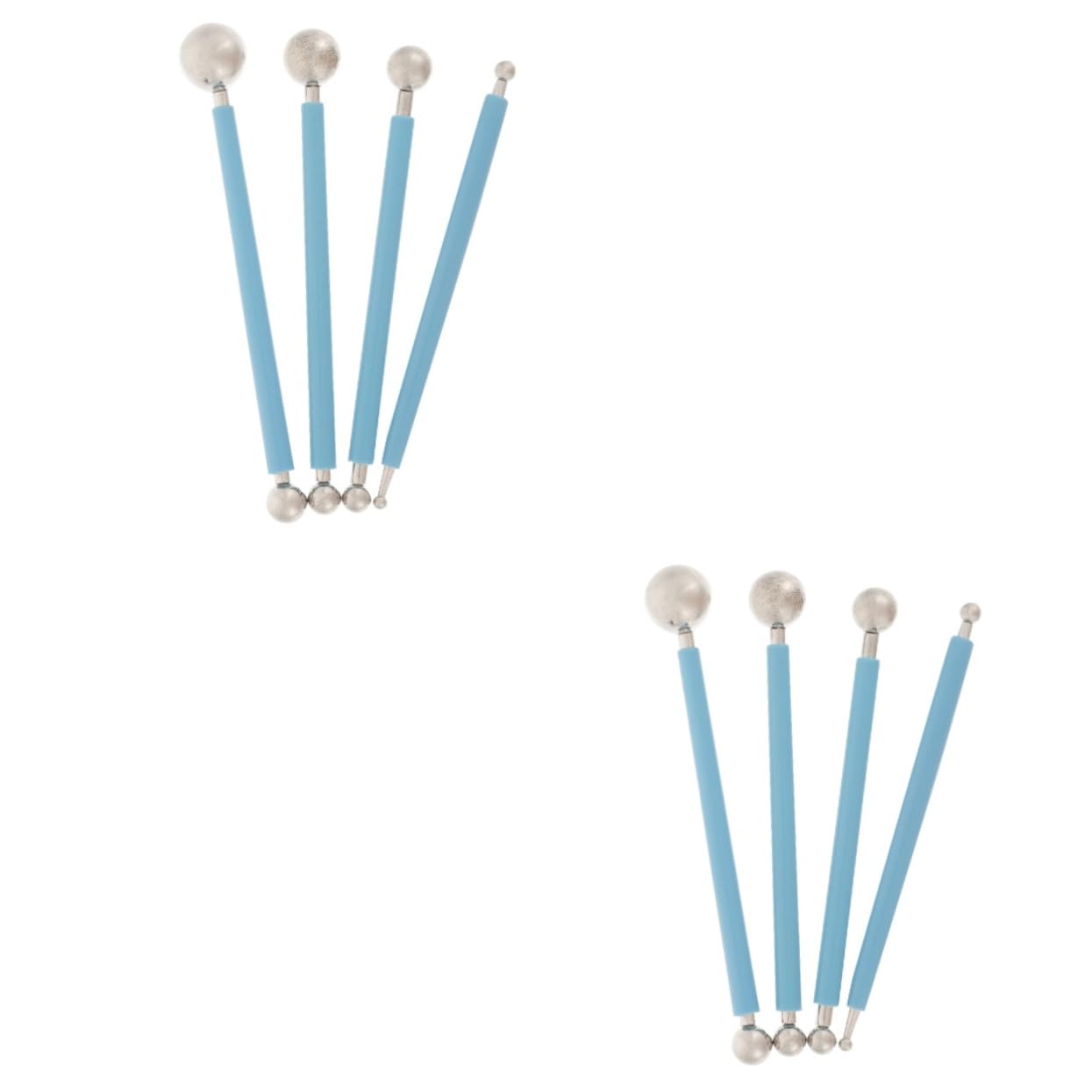 Operitacx 4sets Clay Sculpture Knife Clay Tools Set Ball Embossing Sculpting Kit for Modeling Crafting Tool 4pcs*4
