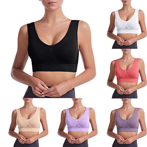 Sujetadores Deportivos Mujer: Sujetador Shock Absorber Ropa Deporte Sports Bra Ropa Interior Alto Impacto Tops Deportivos Reductor Sujetadores Deportivos Comodo Ropa Deportiva Tallas Grandes Ropa Yoga