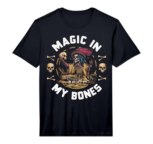 Mens Voodoo Shaman Sorcery Spell Caster Magic Witchcraft Performance T-Shirt