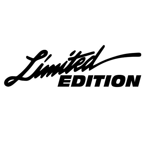 Custom Vinyl Pegatina Limited Edition (Negro)