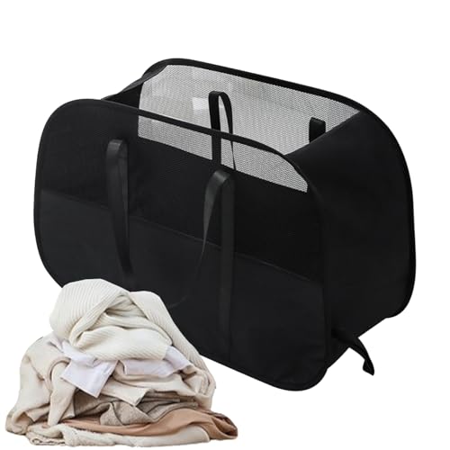 Cesta de lavandería plegable de viaje, contenedores de almacenamiento para el hogar, dormitorio, universidad, apartamento, guardería, hospitalidad, camping, dormitorio