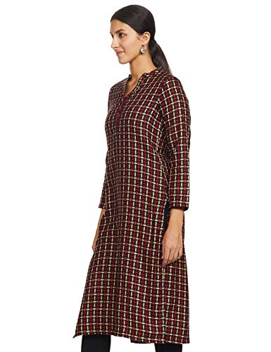Image of Indigo by Clarks Women's Acrylic Straight Winter Kurta