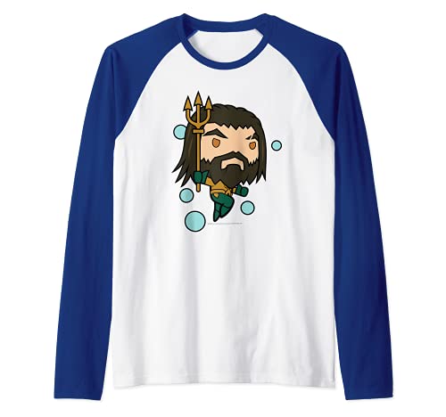 Aquaman Movie Chibi Aquaman Camiseta Manga Raglan