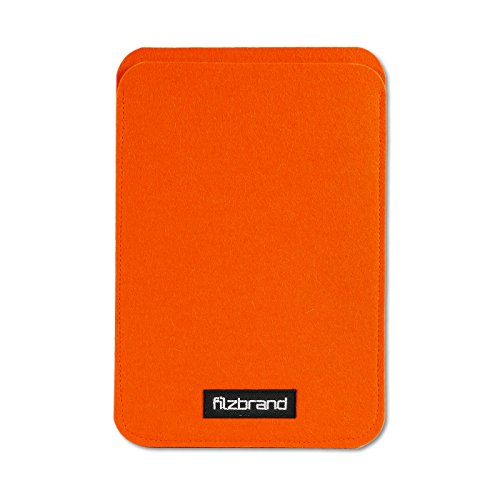 Étui en feutre de laine pour iPad Mini 4 orange | Pochette de luxe pour tablette