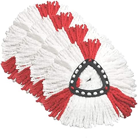NC Cabezales de fregona de microfibra de repuesto para Vileda Turbo Mop (Paquete de 4) Cover