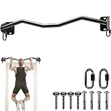 Kipika Heavy Duty Wall Mounted Doorway Pull Up Bar, Multifunctional Chin Up Bar, Portable Fitness Do