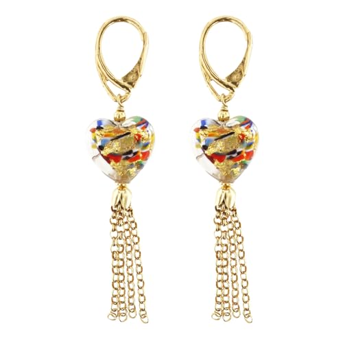 Boucles d'oreilles en argent et Murano à offrir pour témoigner son amour