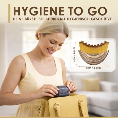 2er Set Lymphbürste Gesicht mit Schutzbox – Hautfreundliche Gesichtsbürste für Lymphdrainage, Gesicht, Kinn & Hals | Fördert Glow, reduziert Schwellungen & definiert Konturen