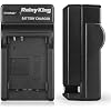 NB-5L Battery Charger for Canon Digital IXUS 800 is, 850 is, 860 is, 870 is, 90 is, 900 Ti, 950 is, 960 is, 970 is, 980 is, 990 is