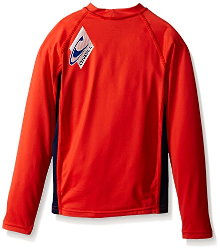 Image of O'Neill Youth Premium Skins Long Sleeve Rashguard, UPF 50+ Sun and Rash Protection, Buttery Soft Tight Fit