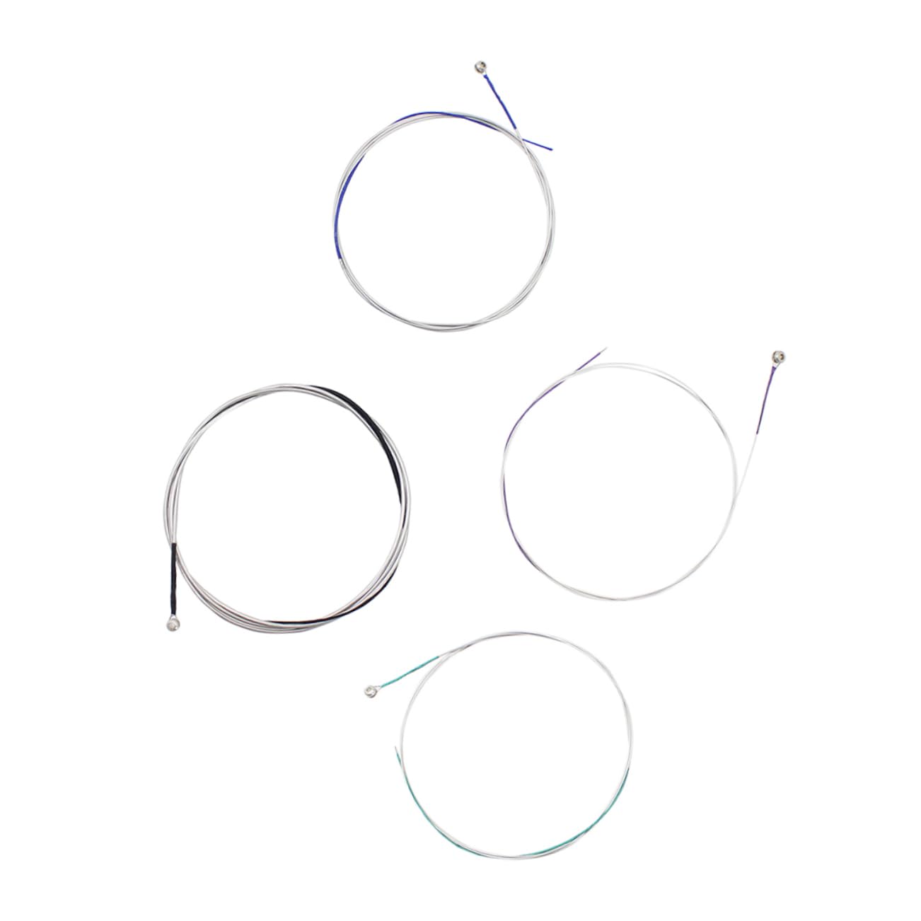 Toddmomy 4pcs Strings Cello Strings Replacement Professional Can Accessories Cello Supplies Stringed Musical Instruments Nylon Silver