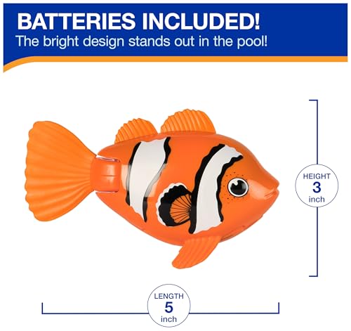 swimways rainbow reef fish toy kids swimming accessories amp water toys learn to swim pool toys for kids ages 5 amp up batteries included swim shady