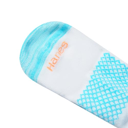 Image of Hanes Women's Socks, Lightweight Breathable Socks, No Show and Super No Show, 6-Pack