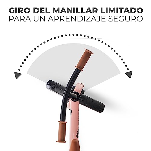 Bici bebe para aprender el equilibrio sin caídas Kinderkraft con sillín regulable 6