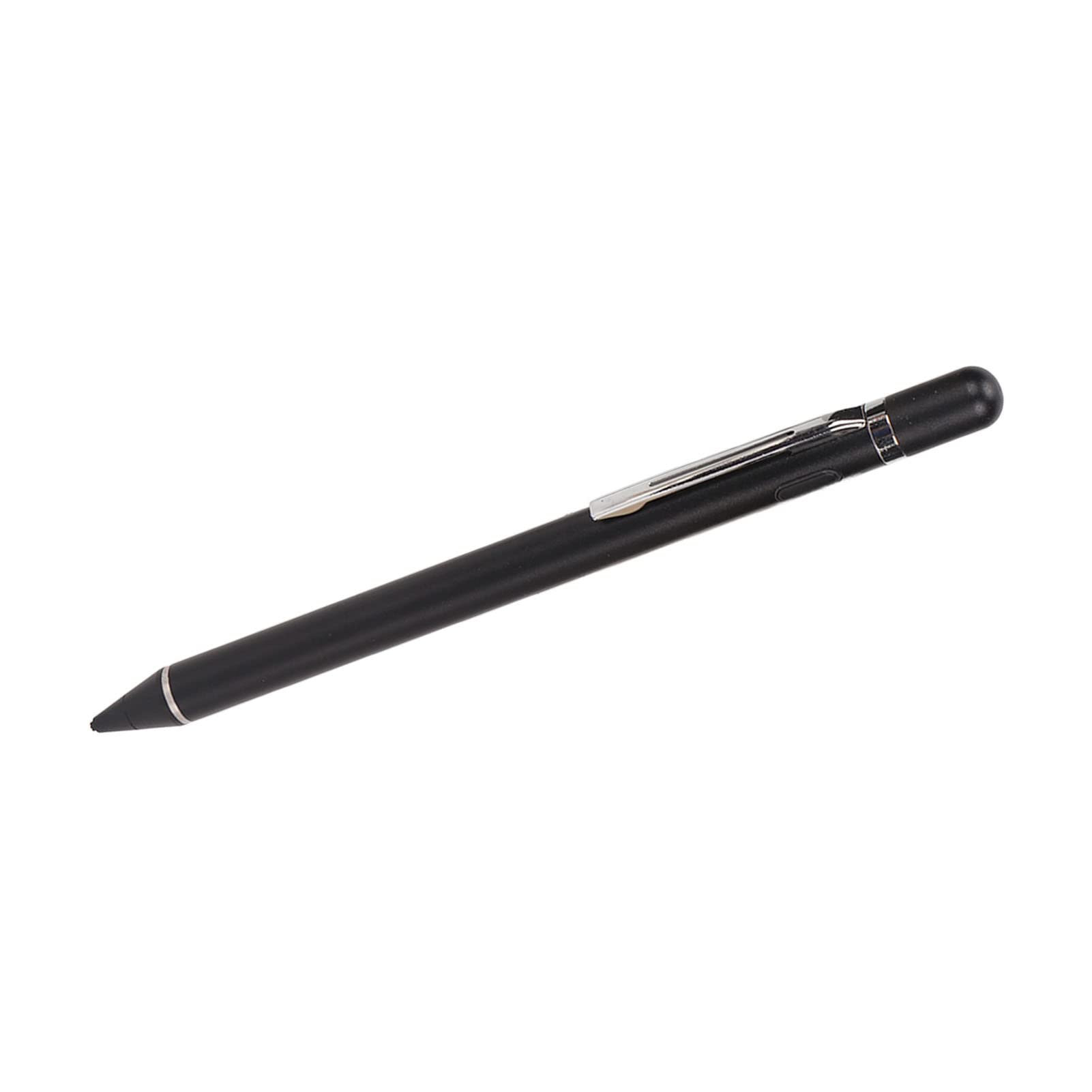 Lápiz óptico, Lápiz Digital Activo de Punta Fina, Fácil de Usar, Portátil para Dibujar (Black)