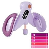Thigh Master, Kegel Exerciser, 5 Resistance Band for Home Workout Postpartum Rehabilitation Butt Leg Slimmer