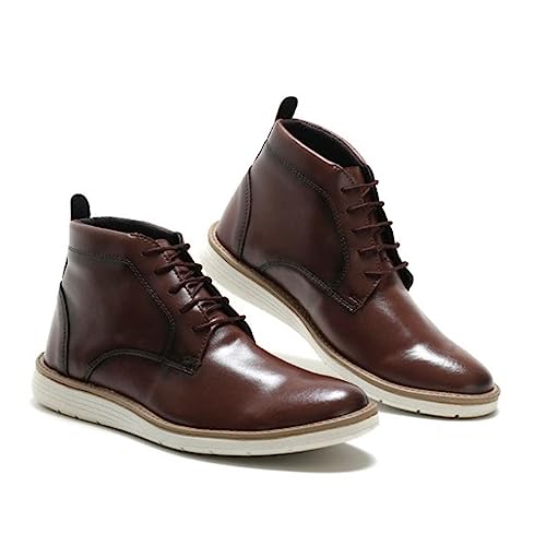 Bota Social Masculina Oxford Brogue Polo State Justin (Marrom, br_footwear_size_system, adult, numer