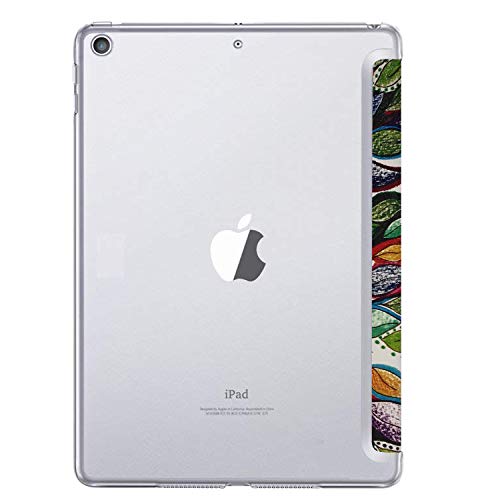 Image of DuraSafe Cases for iPad PRO 12.9 1 Gen 2015 [ iPad 12.9 Inch 1st ] A1652 A1584 Trifold Printed Hard Smart PC Transparent Back Cover - Olivia Tree