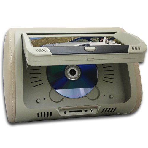(未使用･未開封品)　Absolute DPH-980PKGC 9.5-Inch Headrest Pillow Monitor with DVD Player USB/SD/MMC Ready Pair (Cream) by Absolute p1m72rm Amazon.com: Absolute DPH-980PKGC 9.5-Inch Headrest Pillow
